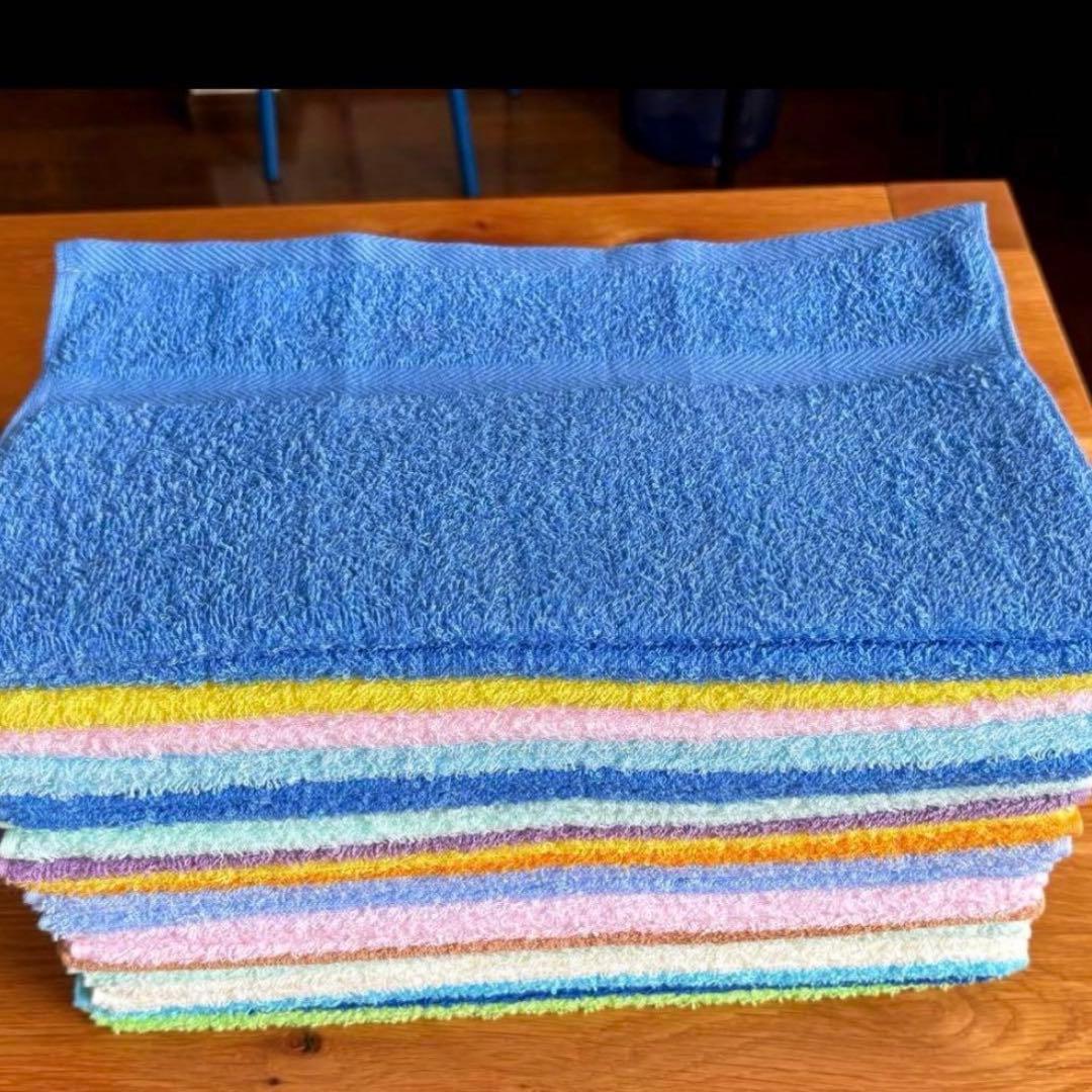 ゆあこは！日本製！泉州タオルカラータオル少々難あり120枚