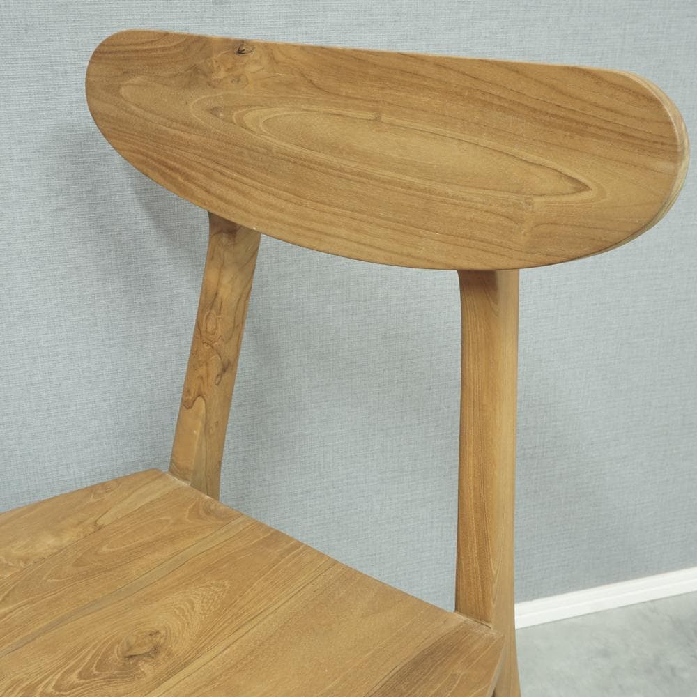 チークチェア（ナチュラル）　ダイニングチェア　無垢　teak シンプル