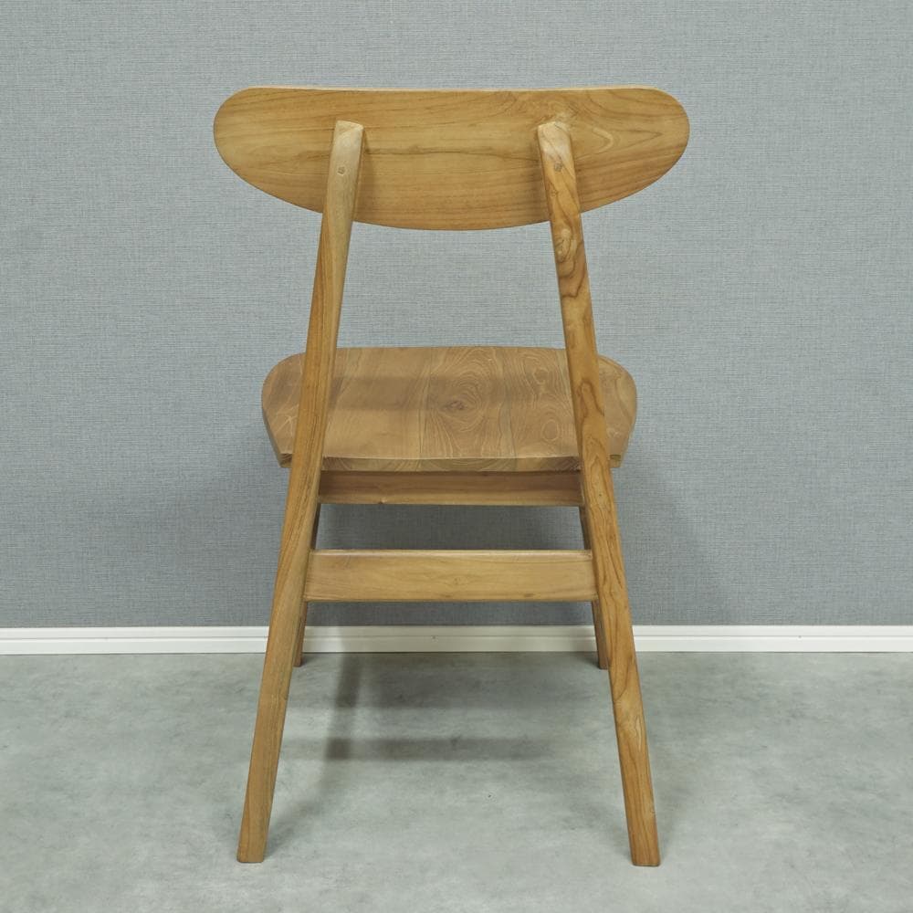 チークチェア（ナチュラル）　ダイニングチェア　無垢　teak シンプル