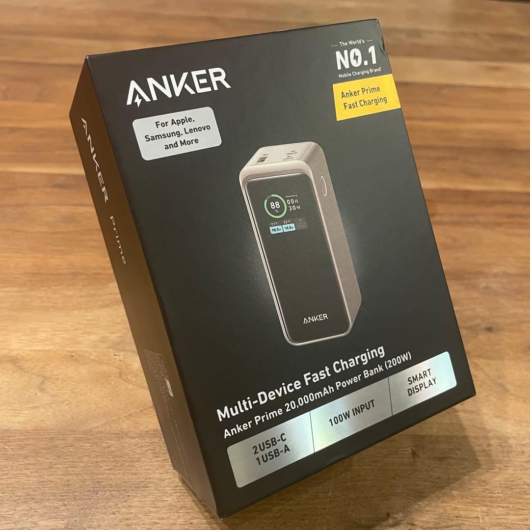 スマホアクセサリー Anker Prime Power Bank (20000mAh, 200W)
