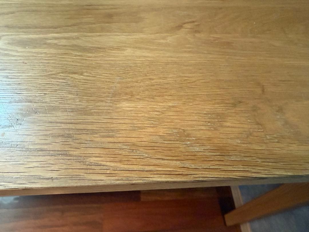 無印良品　オーク材　デスク