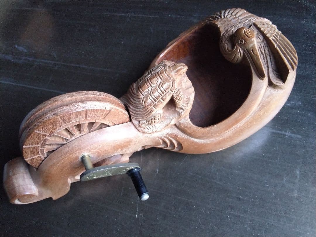 大工道具 墨壺 坪昭作 山桜