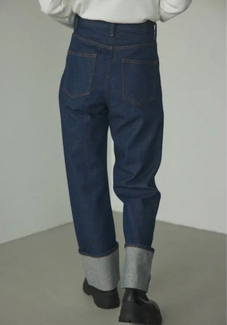 【新品】selvedge one wash denim 25 デニム セルビッジ