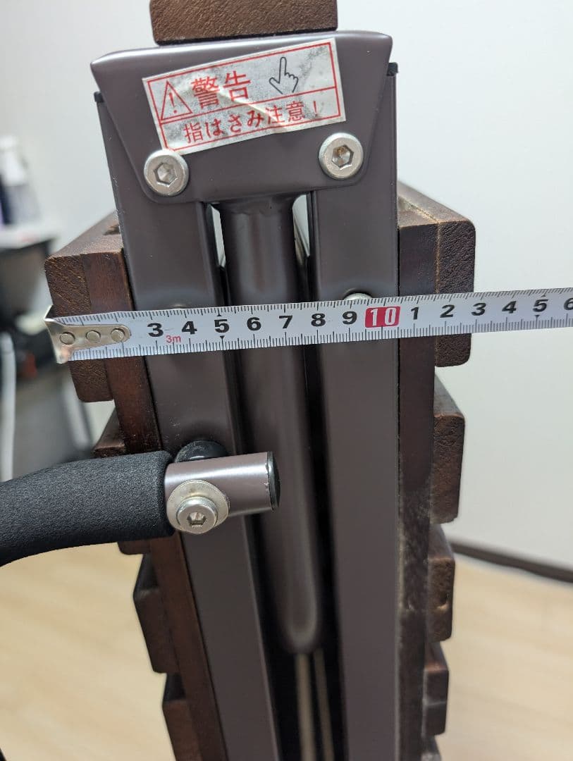 折りたたみベッド ダークブラウン シングルサイズ