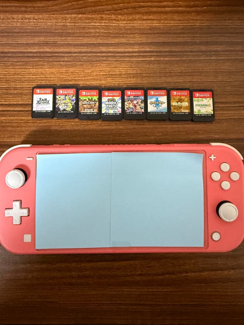 Nintendo Switch Lite ピンク 本体とゲームソフト8本セット