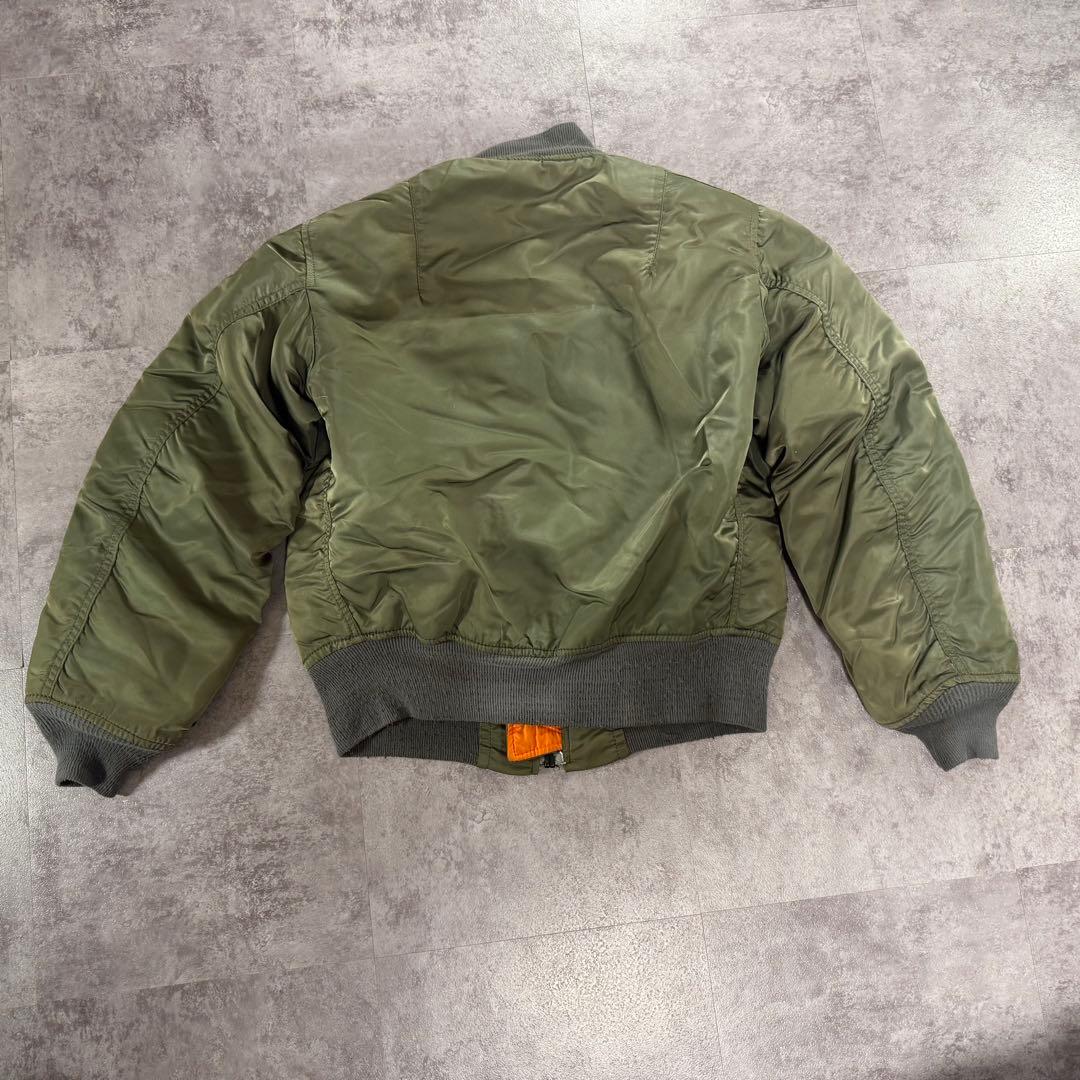 90s アルファインダストリーズ MA-1 usa カーキオリーブ S