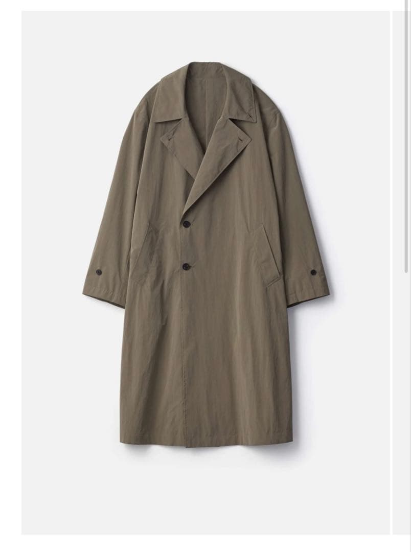 シ*ツ様 WINDPROOF NYLON DOUBLE BREASTED COA