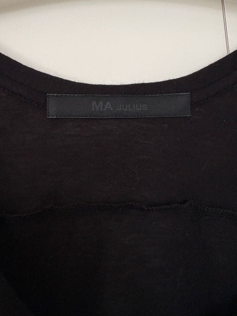 MA JULIUS エムエーユリウス ノースリーブ カットソー