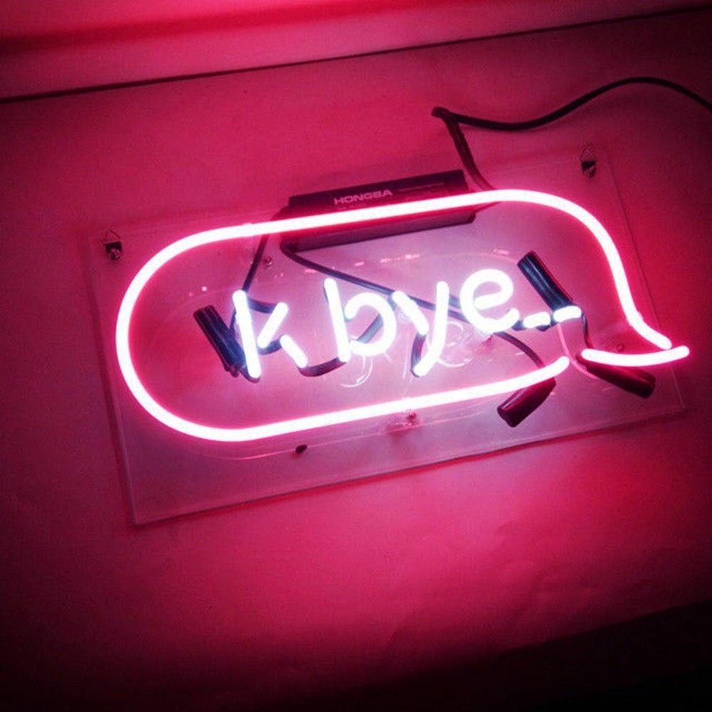 ネオン管　bye