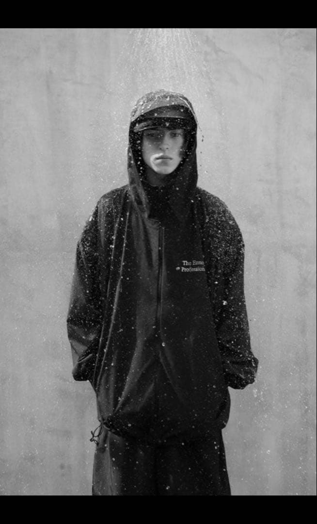 ジャケット・アウター ENNOY 3LAYER SHELL HOODIE (BLACK)XL