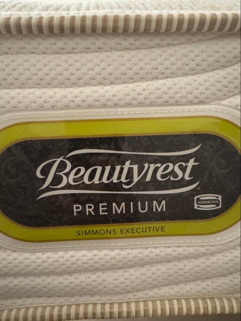 高級 シモンズ セミダブルマットレス プレミアム エグゼクティブ フレームセット