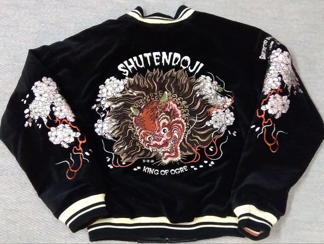 爆裂爛漫娘 酒呑童子 龍王太郎柄 リバーシブルスカジャン サイズ：40