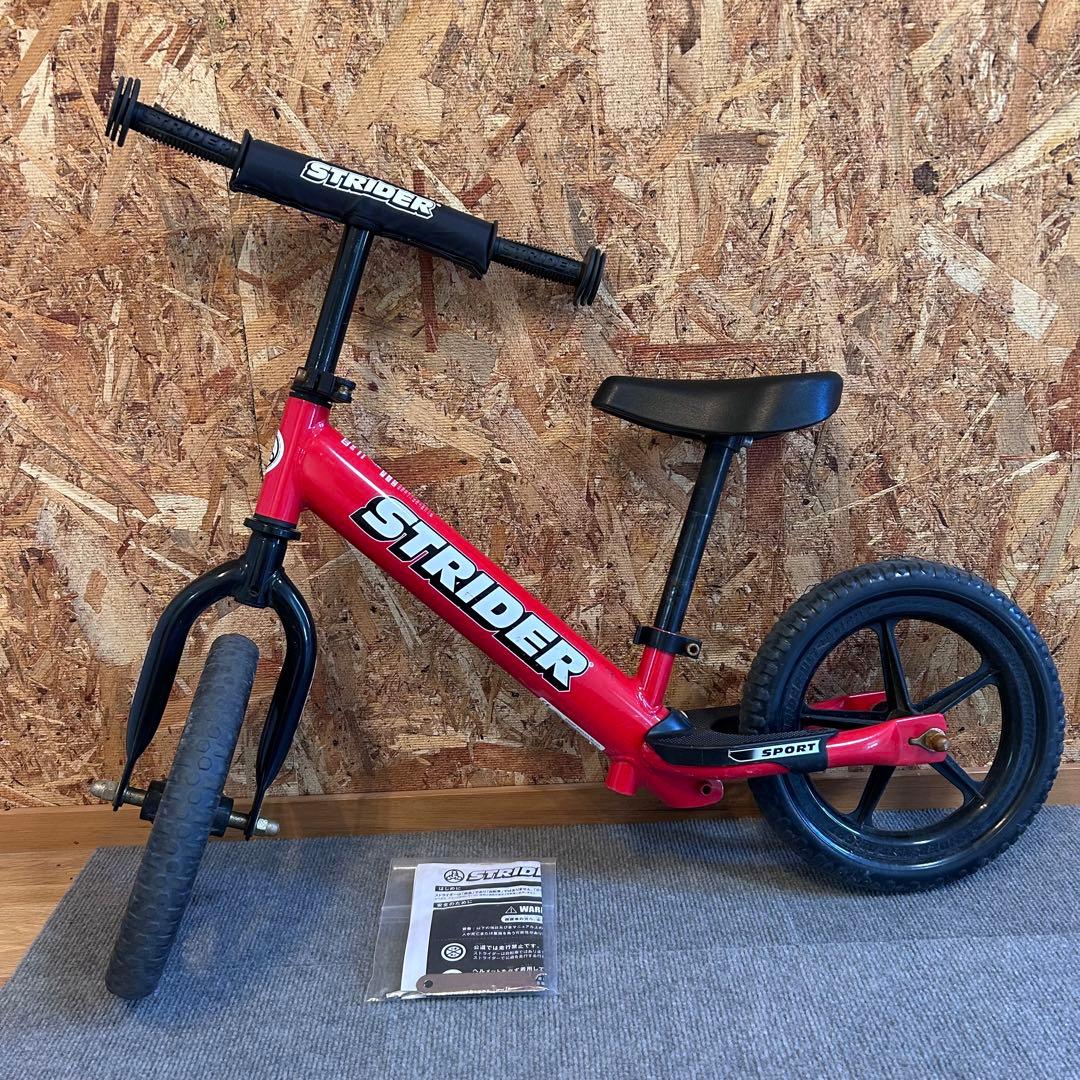 STRIDER スポーツ バランスバイク レッド