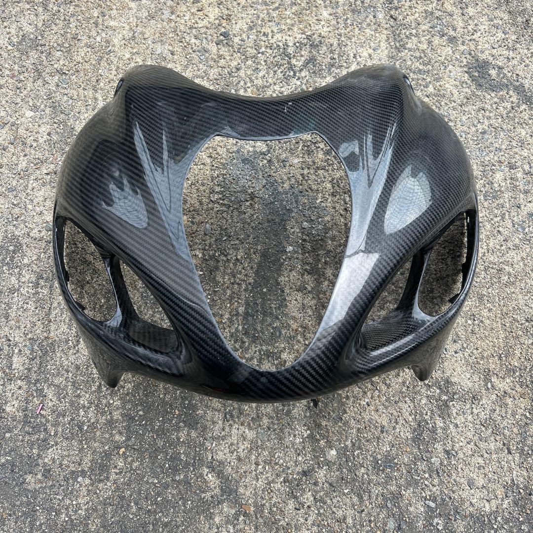 初期型ハヤブサ用ドライカーボンアッパーカウル