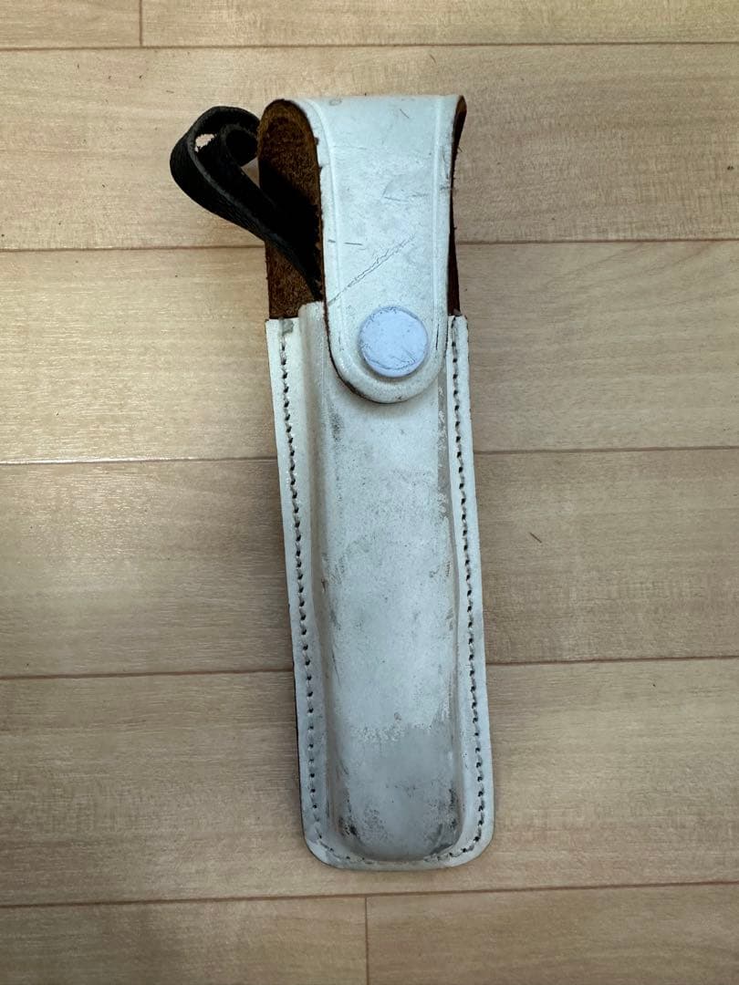 レア装備品/白バイ隊風【ノーベル工業製/白革警棒ケース】