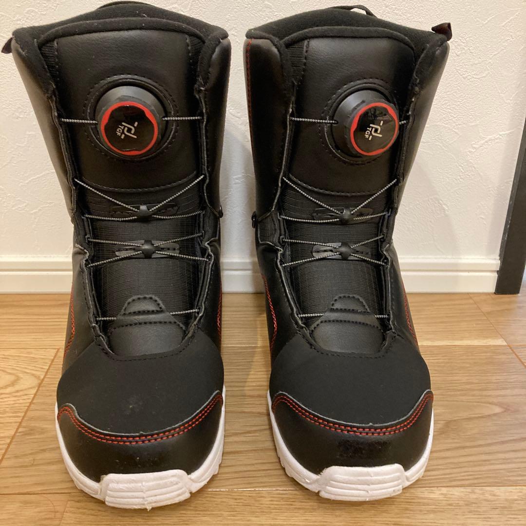 Kiss mark スノーボードブーツ ブラック/レッド 24.0cm