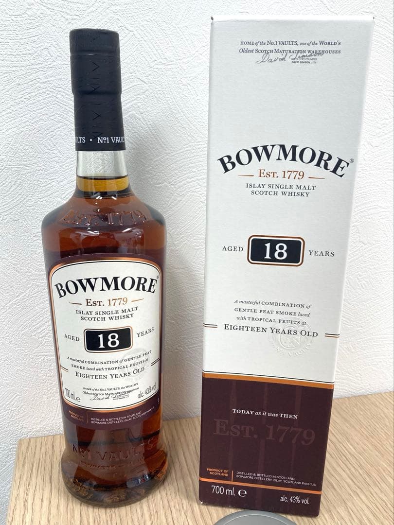 ボウモア18年 bowmore18 終売品 未開栓◇