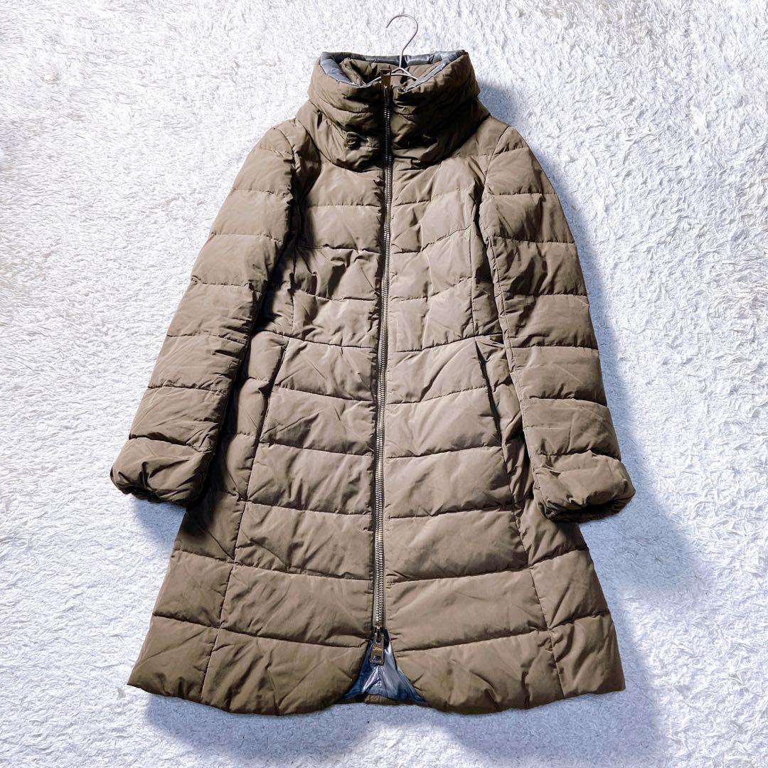 人気✨HERNO　ポーラテック　ダウンコート　ロングコート　スタンドカラー　S