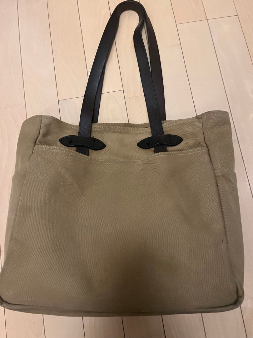フィルソン ベージュ キャンバストートバッグ