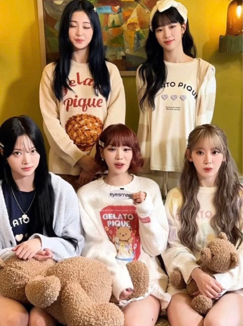 韓国限定 ジェラートピケ Le Sserafim ルセラフィム プルオーバー