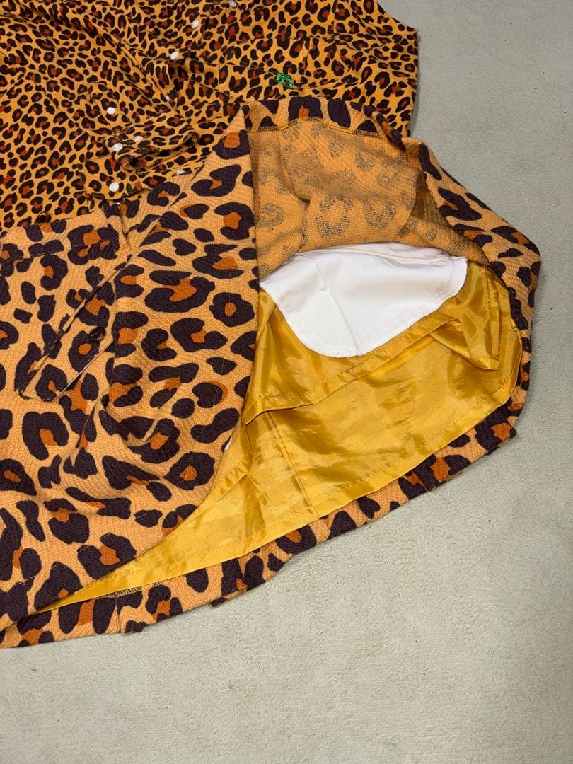 （美品）パーリーゲイツ、レオパード柄、ヒョウ柄シリーズ、セットアップ、上0下00