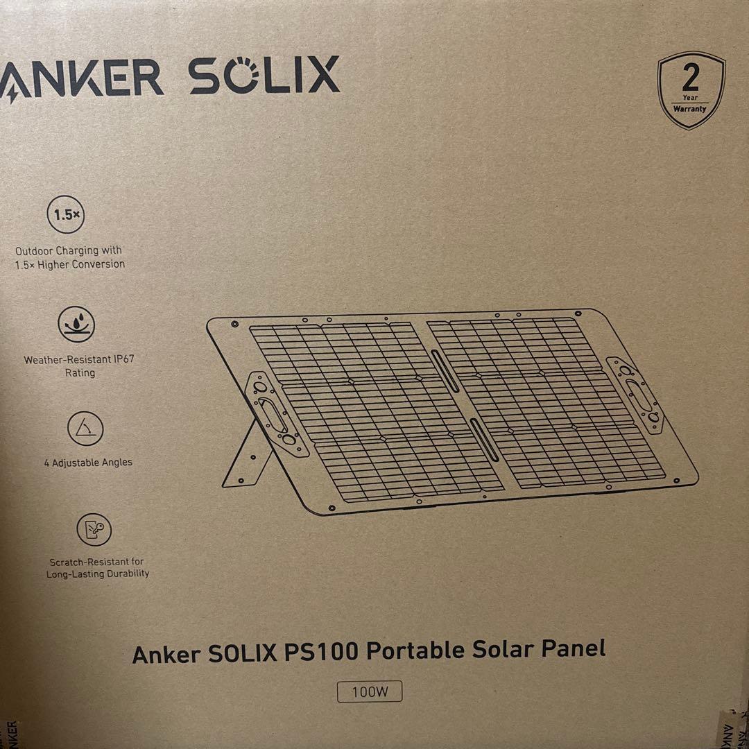 発電機・ポータブル電源 Anker Solix PS100 Portable Solar Panel