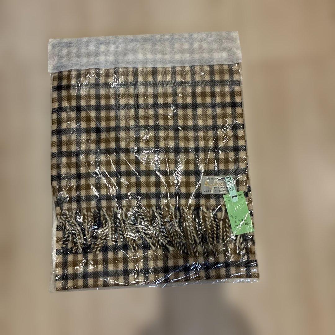 Aquascutumチェック柄マフラー