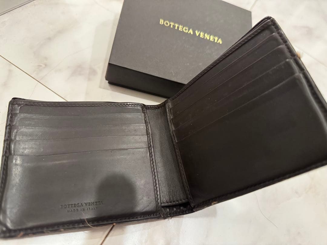 Bottega Veneta ブラック 二つ折り財布&ケース 小銭入れ