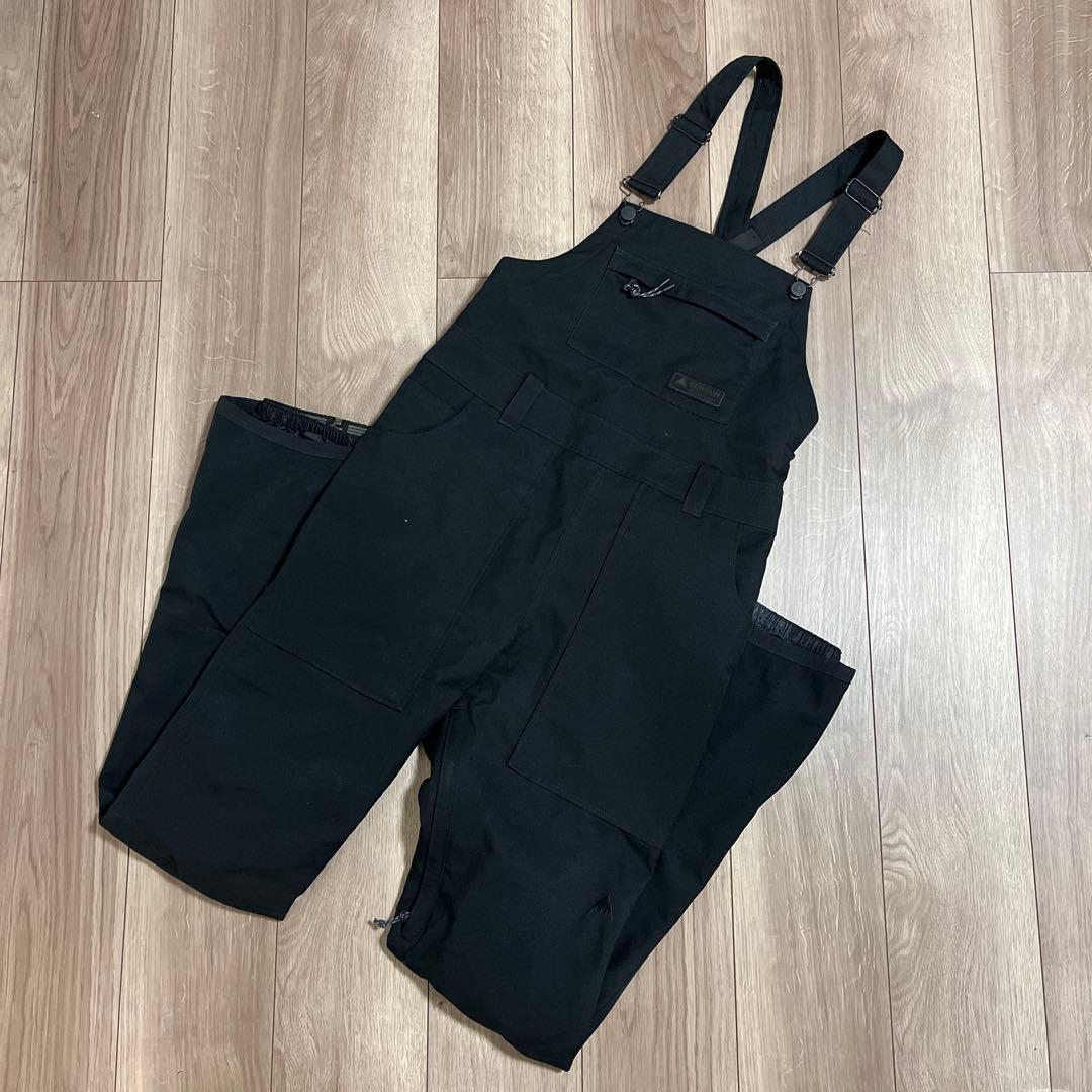 Burton バートン　ビブパンツ　スキー　スノーボード　パンツ　ブラック S