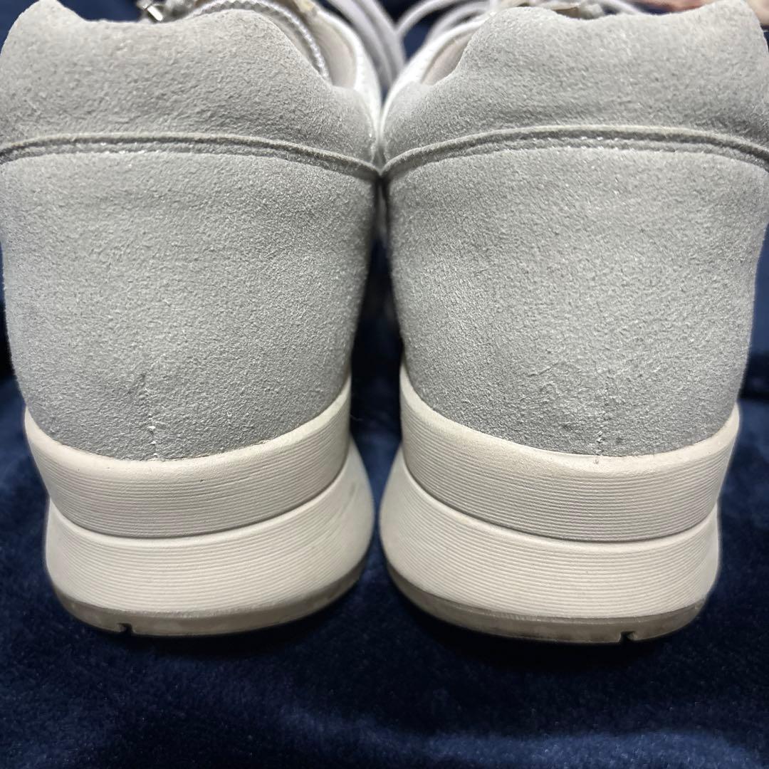 美品✨AKAISHIアカイシ　ウォーキングシューズ24.5cmサイドジップ