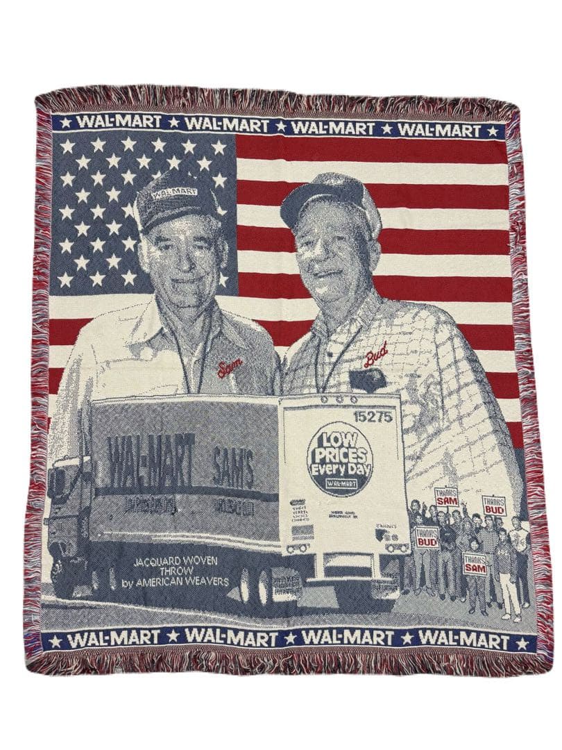 アメリカ　星条旗　Walmart ウォルマート　ソファカバー 155×129