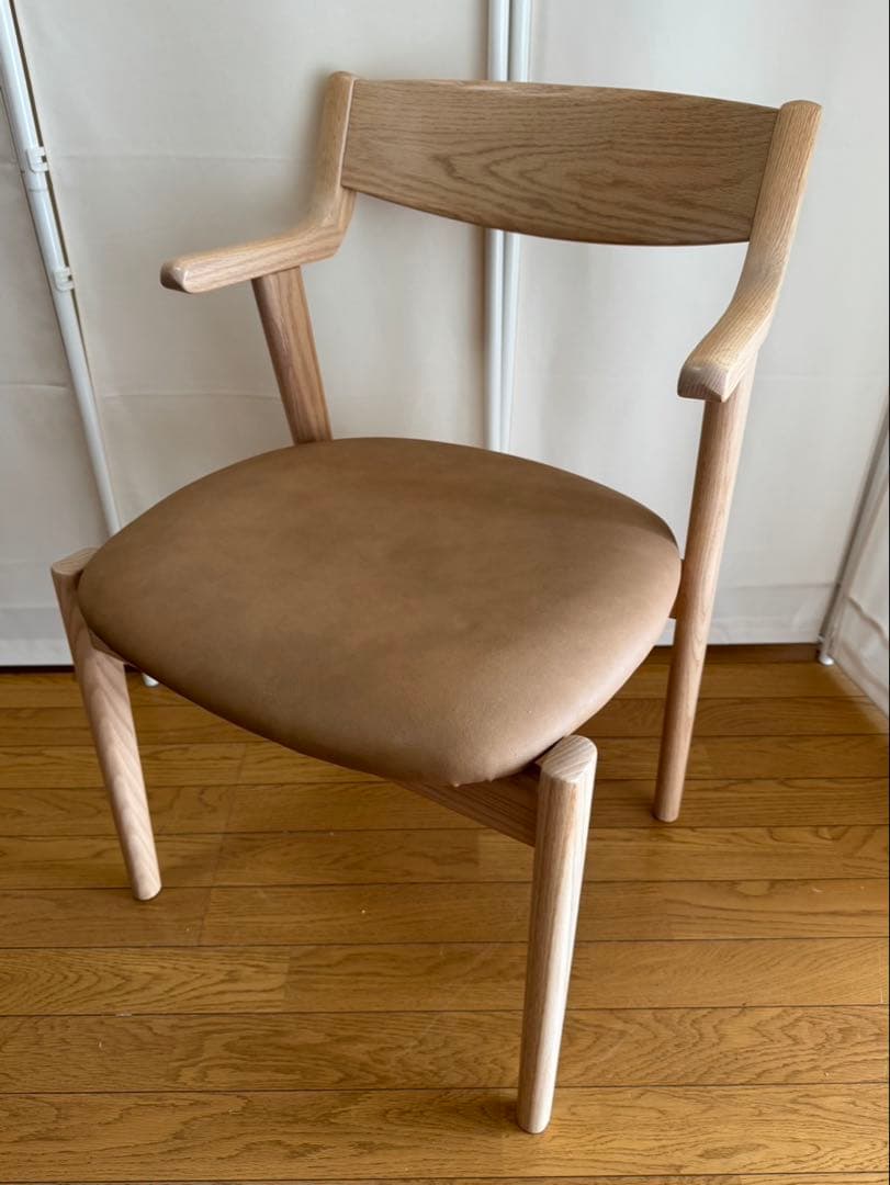 飛騨家具 イバタインテリア　セミアームチェア　レア