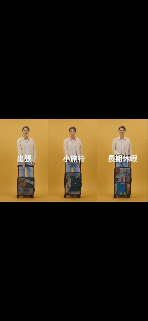 VELO ヴェーロ　伸縮型　スーツケース　三段階サイズ可変式　グレー