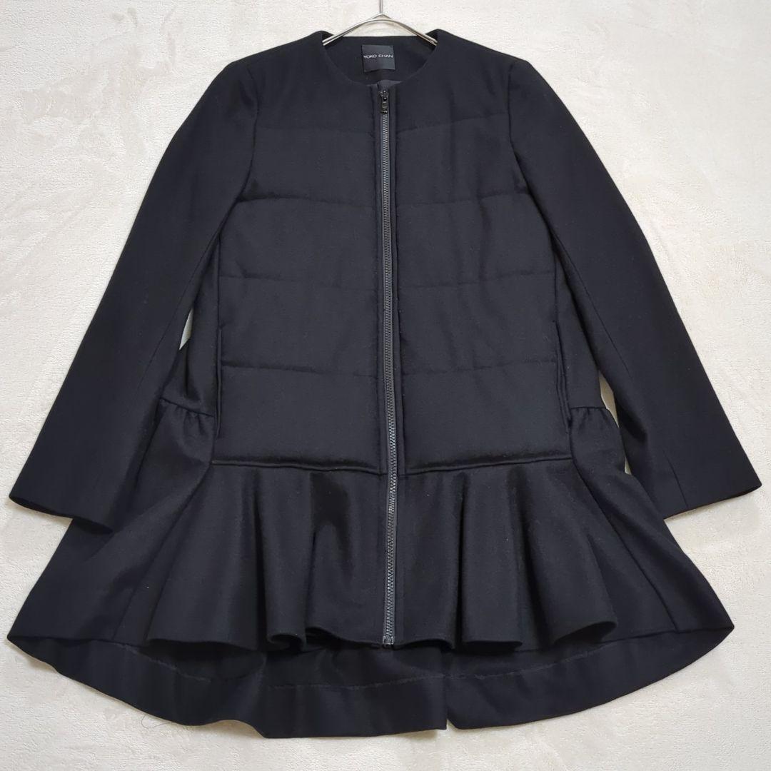 極美品 YOKO CHAN バックティアードウォームコート フレア