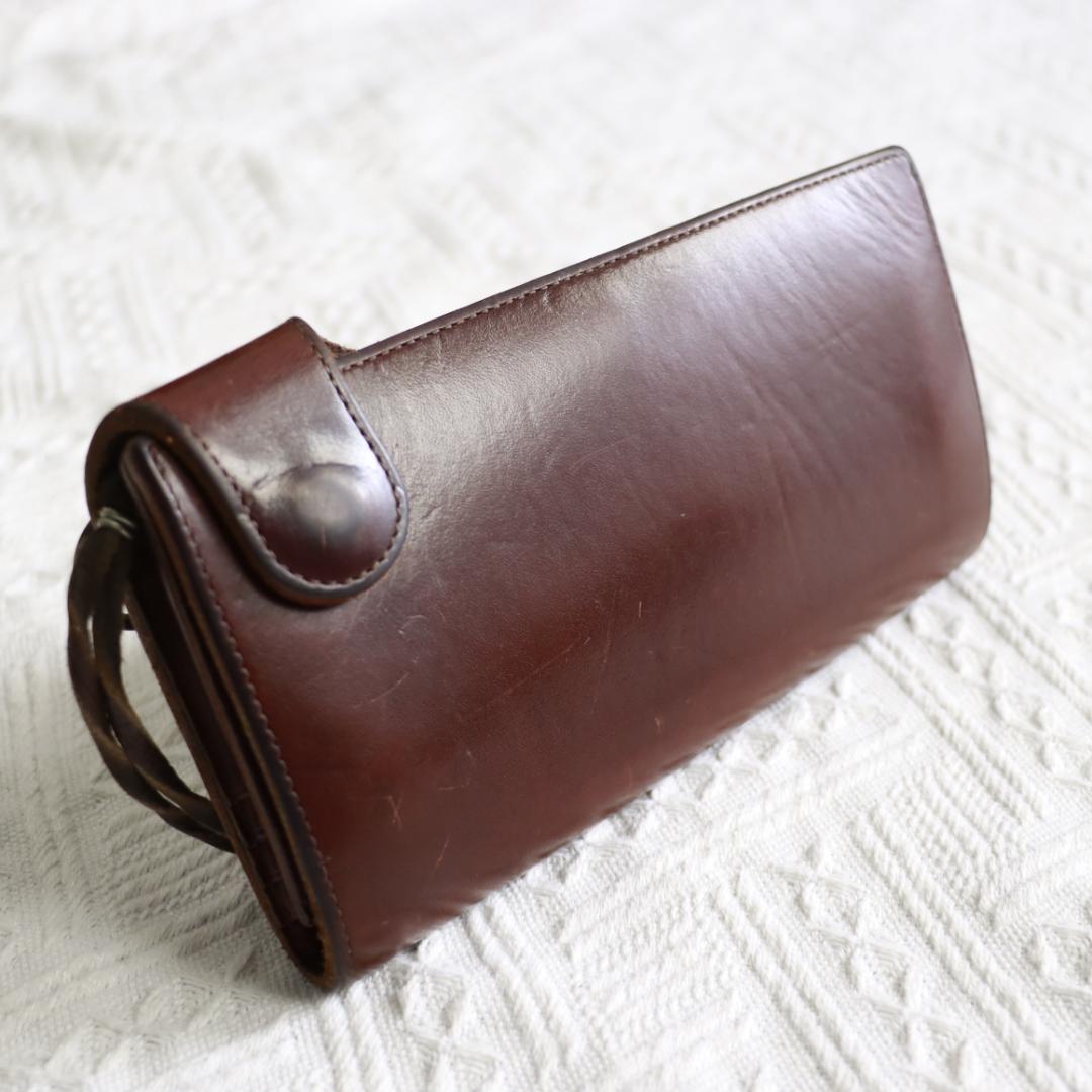 希少！オールレザー　PORTER　ポーター　ロングウォレット　長財布　ブラウン
