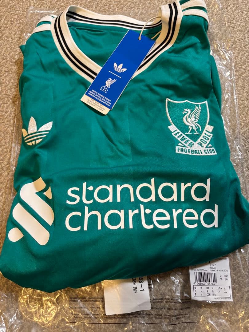 新品 正規品 リバプール サード 長袖 25 XL サイズ