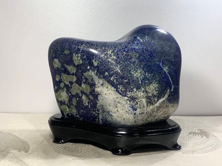 ラピスラズリ アフガニスタン産 台座付パワーストーン 天然石