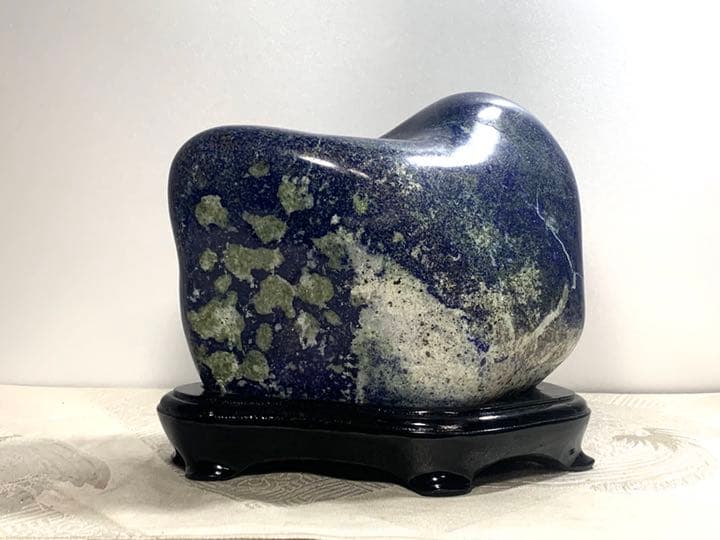 ラピスラズリ アフガニスタン産 台座付パワーストーン 天然石