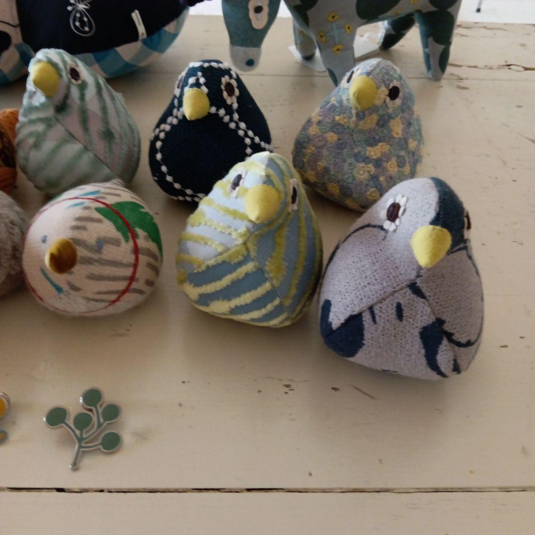 ミナペルホネン　kotori　hina　ペーパーウェイト　ピンバッジ他　14点