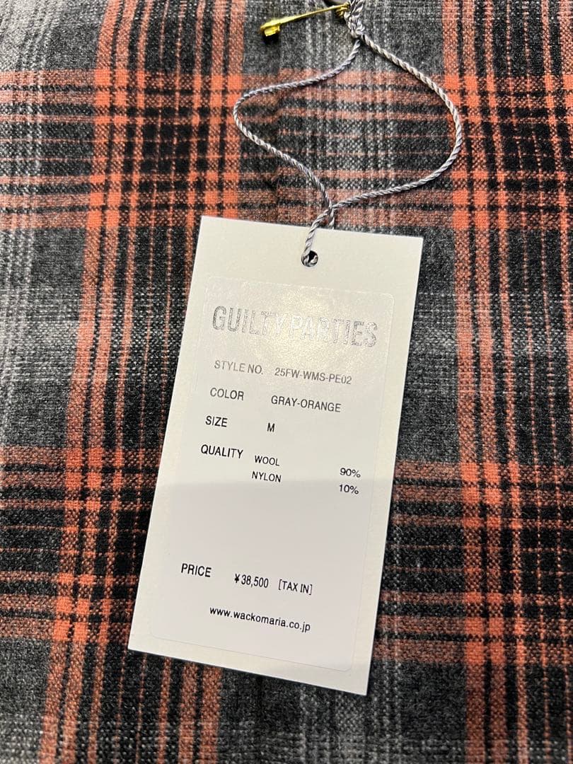 25FWワコマリアペンドルトンオンブレチェックシャツ WACKO MARIA