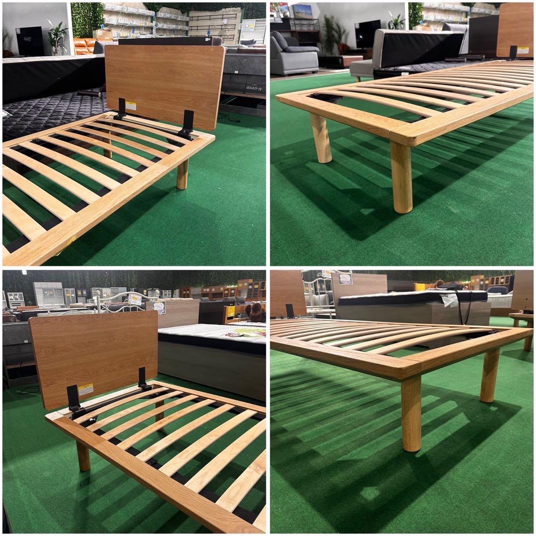 無印良品 ベッドセット セミシングル 木製 家具 D077