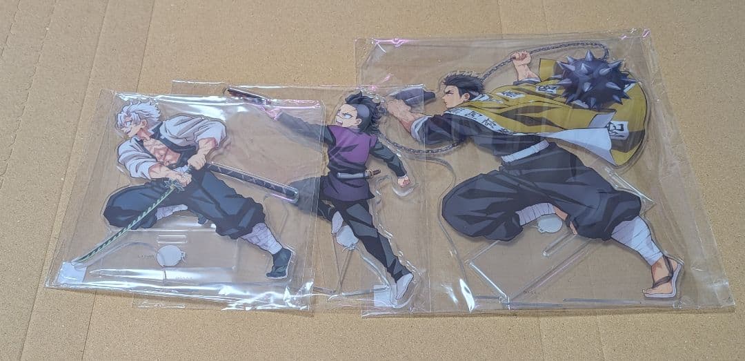 鬼滅の刃 アクリルスタンド ブルーレイ特典 不死川実弥 玄弥 悲鳴嶼行冥 3点