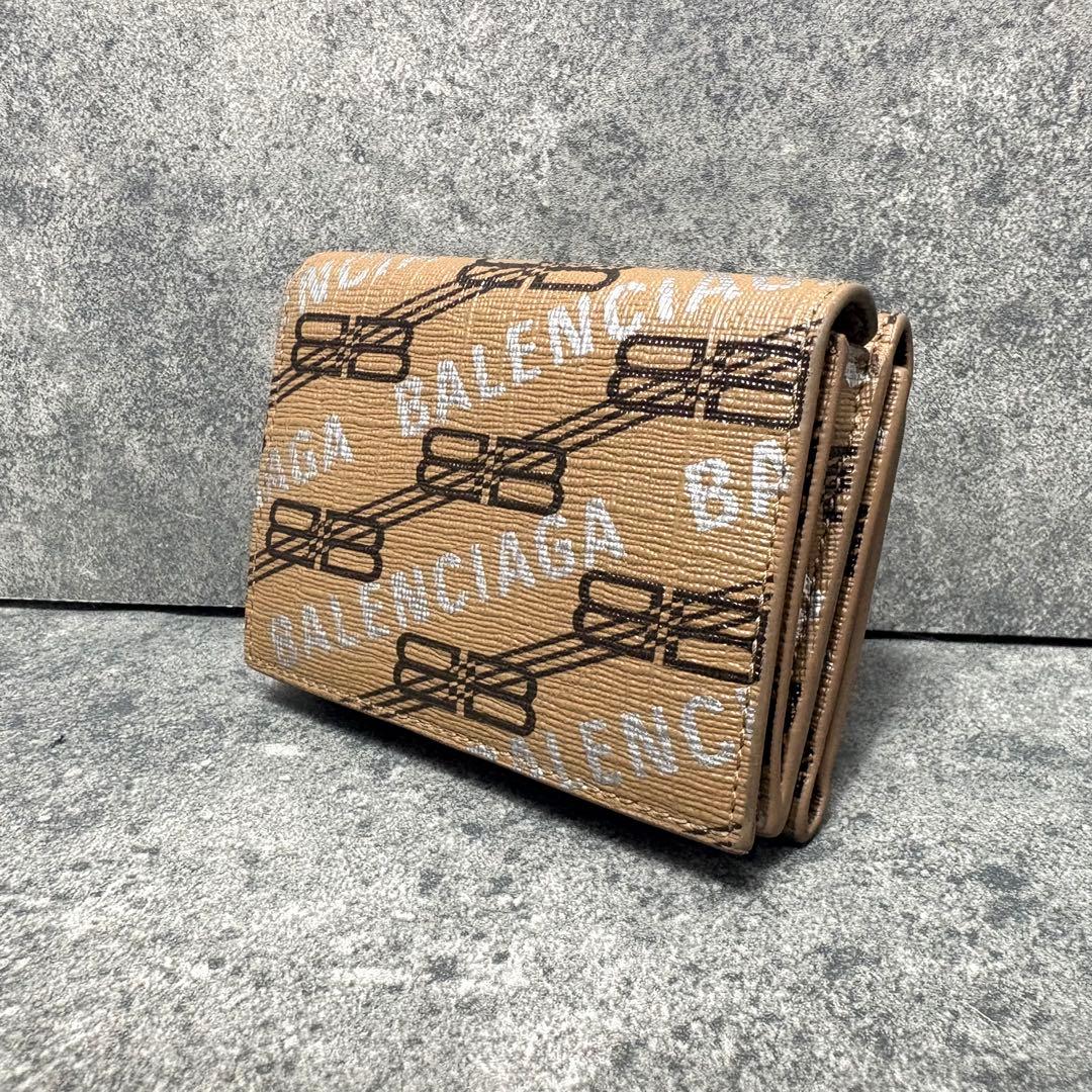 限定完売品 ✨3つ折り財布 BALENCIAGA バレンシアガ BBモノグラム