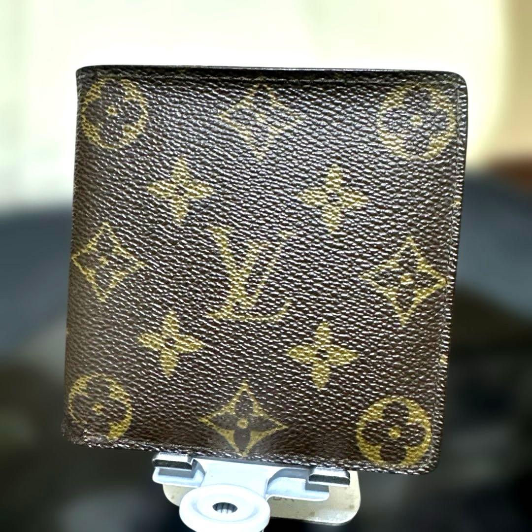 12☆優良品☆モノグラム♪マルコ☆2つ折り財布★ポケットあり