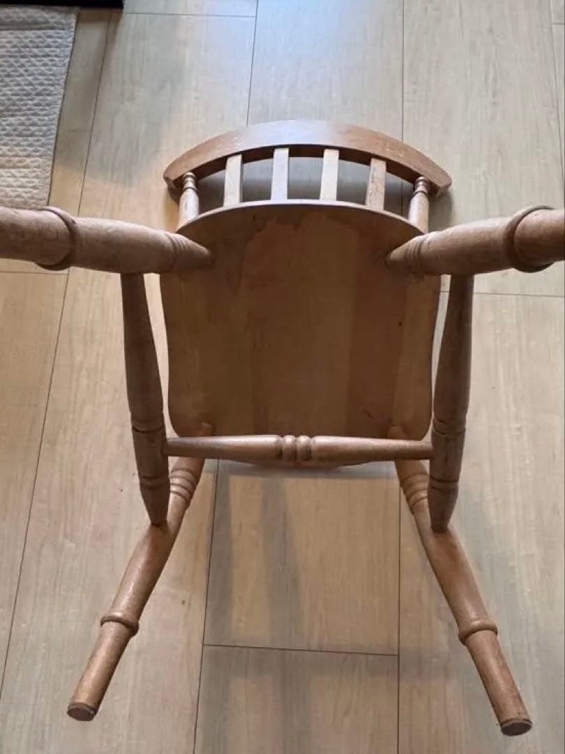英国製 アンティーク バーチ材 ダイニングチェア