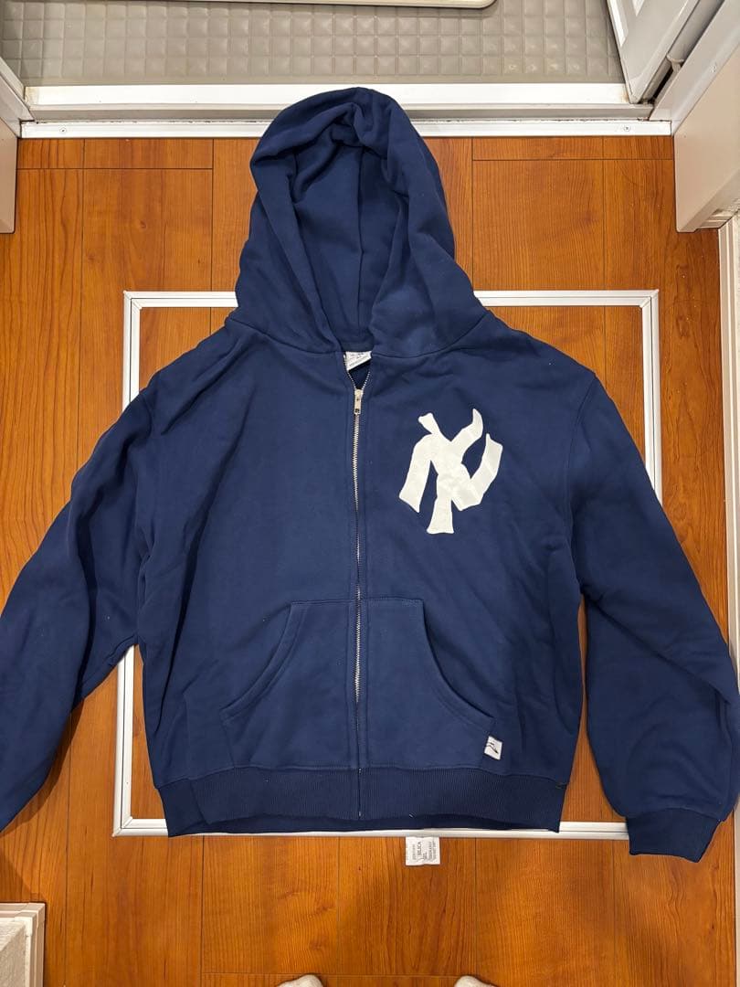 AKIMBO ネイビー パーカー Mサイズ