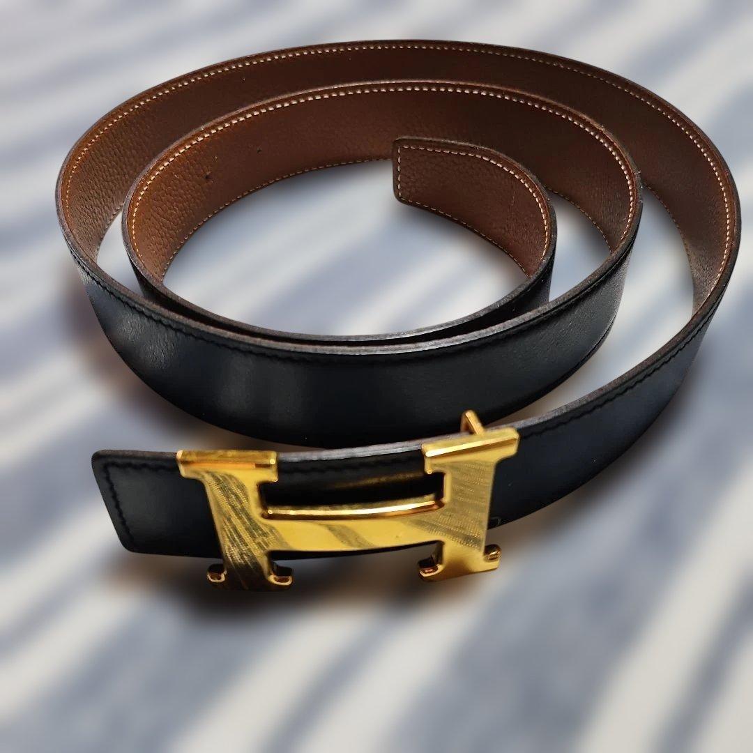 ゆゆさん専用HERMES 黒レザーベルト　2009
