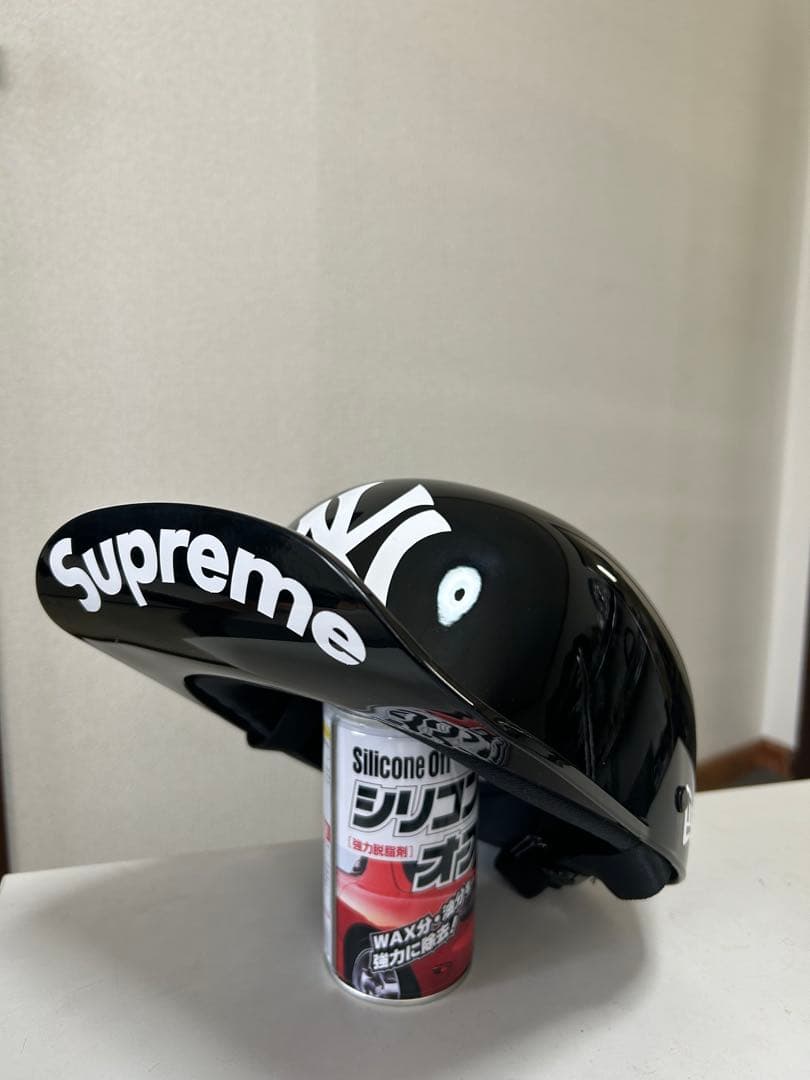 ニューエラ風　ヘルメット　半キャップ　ベースボールキャップ