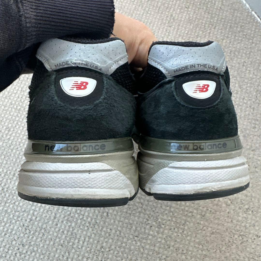 ニューバランス 990 V4 26cm ブラック USA