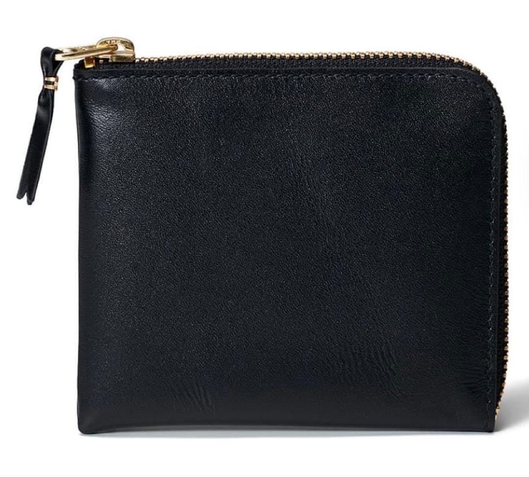 COMME des GARCONS L字型 ZIPウォレット ブラック